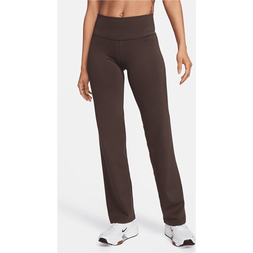 Damskie spodnie treningowe Nike Power - Brązowy ze sklepu Nike poland w kategorii Spodnie damskie - zdjęcie 169757209