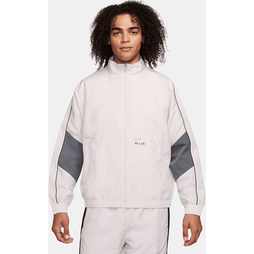 Męska bluza dresowa z tkaniny Nike Air - Brązowy ze sklepu Nike poland w kategorii Bluzy męskie - zdjęcie 169757326