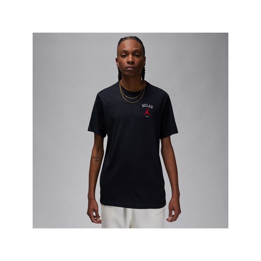 T-shirt męski Jordan Mediolan - Czerń ze sklepu Nike poland w kategorii T-shirty męskie - zdjęcie 169757355