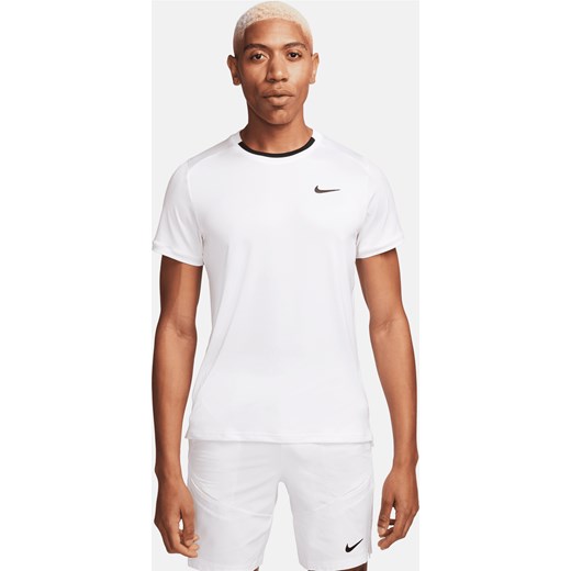 Męska koszulka do tenisa Dri-FIT NikeCourt Advantage - Biel ze sklepu Nike poland w kategorii T-shirty męskie - zdjęcie 169757597