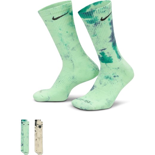 Klasyczne skarpety z amortyzacją Nike Everyday Plus (2 pary) - Wielokolorowe ze sklepu Nike poland w kategorii Skarpetki damskie - zdjęcie 169757678