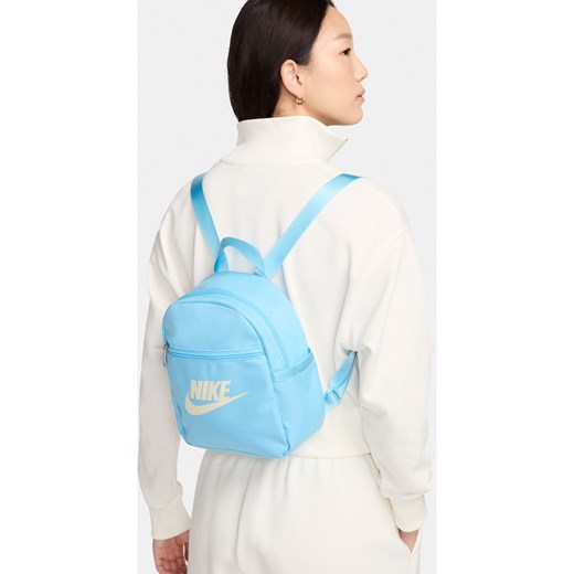 Damski plecak mini Nike Sportswear Futura 365 (6 l) - Niebieski ze sklepu Nike poland w kategorii Plecaki - zdjęcie 169757766