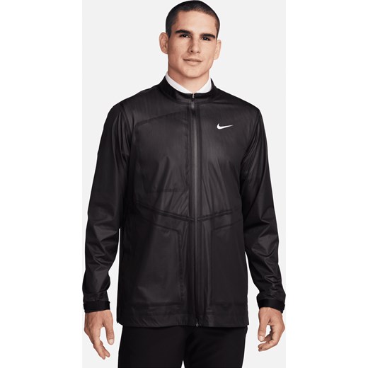 Męska kurtka do golfa z zamkiem na całej długości Nike Storm-FIT ADV - Czerń ze sklepu Nike poland w kategorii Kurtki męskie - zdjęcie 169757799