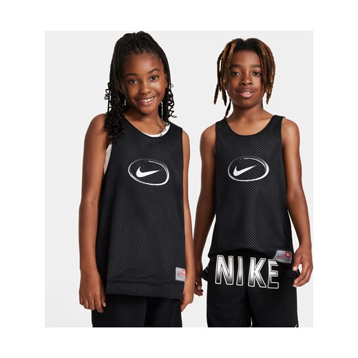 Dwustronna koszulka dla dużych dzieci Nike Culture of Basketball - Czerń ze sklepu Nike poland w kategorii T-shirty chłopięce - zdjęcie 169757989