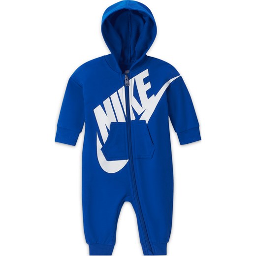 Pajacyk dla niemowląt Nike (0–12 M) - Niebieski ze sklepu Nike poland w kategorii Pajacyki - zdjęcie 169758259