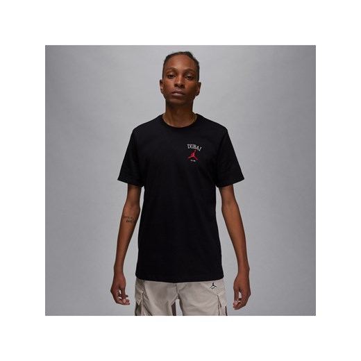 T-shirt męski Jordan Dubai - Czerń ze sklepu Nike poland w kategorii T-shirty męskie - zdjęcie 169758306