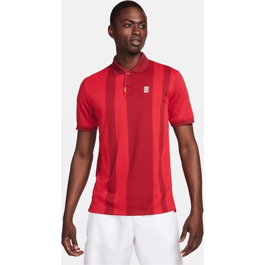 Męska koszulka polo Dri-FIT The Nike Polo - Czerwony ze sklepu Nike poland w kategorii T-shirty męskie - zdjęcie 169758318