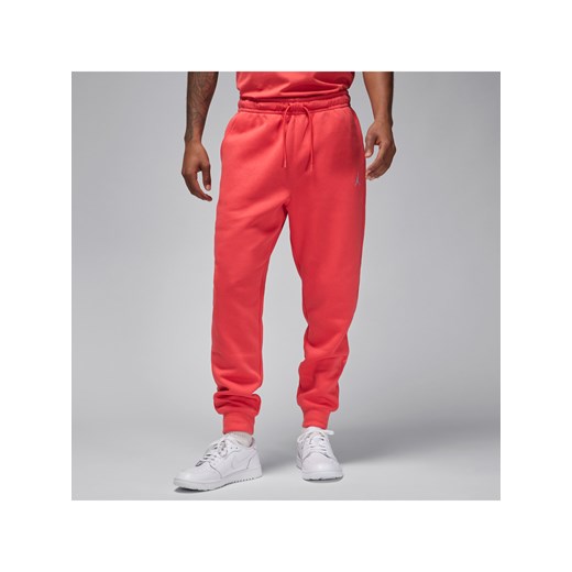 Męskie spodnie dresowe Jordan Brooklyn Fleece - Czerwony ze sklepu Nike poland w kategorii Spodnie męskie - zdjęcie 169758325