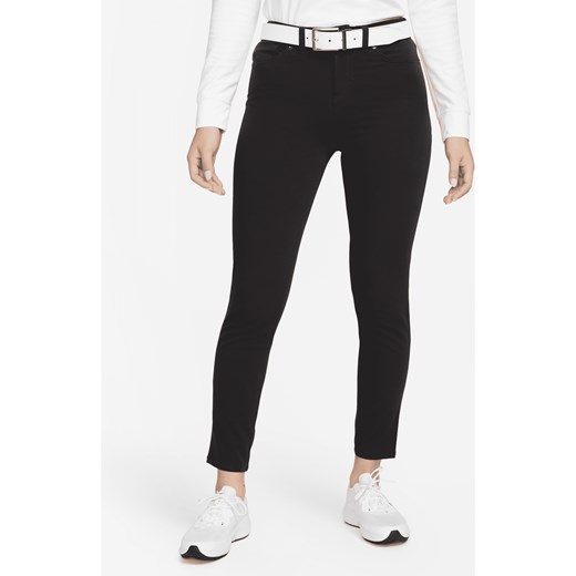 Damskie spodnie do golfa o dopasowanym kroju Nike - Czerń ze sklepu Nike poland w kategorii Spodnie damskie - zdjęcie 169758345
