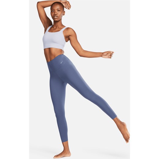 Damskie legginsy 7/8 z wysokim stanem zapewniające delikatne wsparcie Nike Zenvy - Niebieski ze sklepu Nike poland w kategorii Spodnie damskie - zdjęcie 169758366
