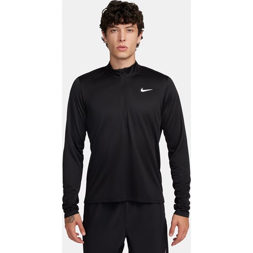 Męska koszulka do biegania z zamkiem 1/2 Dri-FIT Nike Pacer - Czerń ze sklepu Nike poland w kategorii T-shirty męskie - zdjęcie 169758397