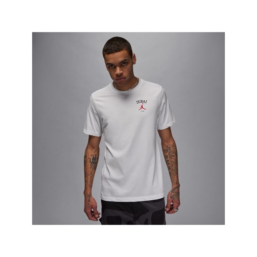 T-shirt męski Jordan Dubai - Biel ze sklepu Nike poland w kategorii T-shirty męskie - zdjęcie 169758409