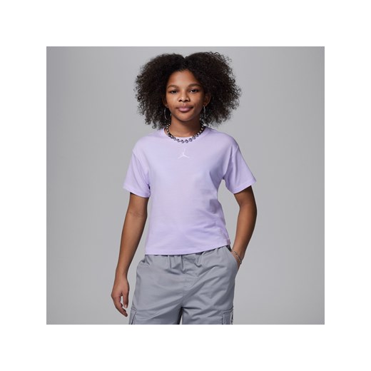 T-shirt dla dużych dzieci (dziewcząt) Jordan - Fiolet Jordan L Nike poland