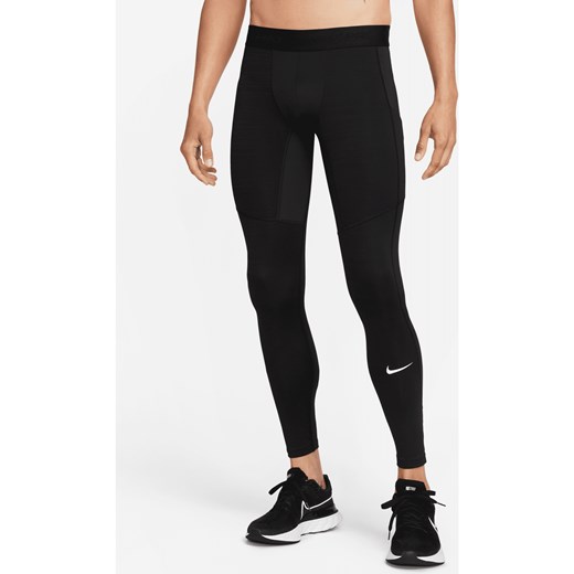 Legginsy męskie Nike Pro Warm - Czerń ze sklepu Nike poland w kategorii Spodnie męskie - zdjęcie 169758467