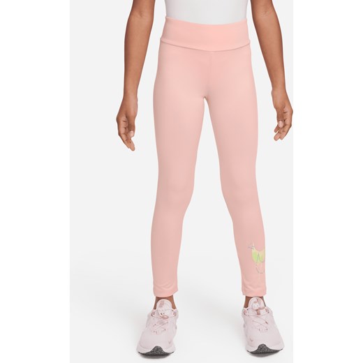 Legginsy dla małych dzieci Nike „Just DIY It” - Różowy ze sklepu Nike poland w kategorii Spodnie dziewczęce - zdjęcie 169758566