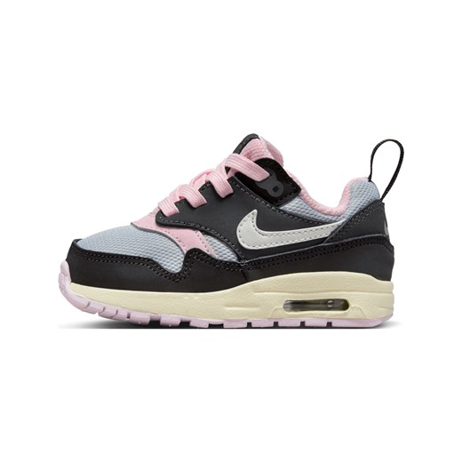 Buty dla niemowląt i maluchów Air Max 1 EasyOn - Czerń Nike 21 Nike poland