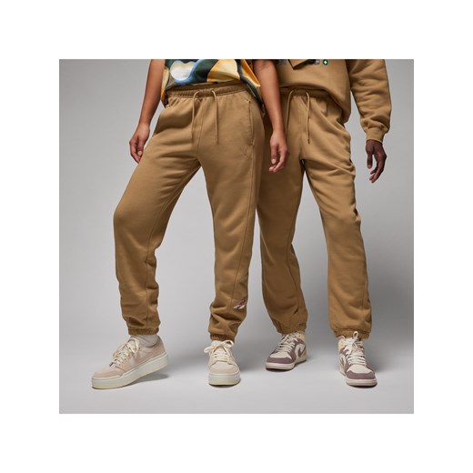 Spodnie z dzianiny Brooklyn Jordan Artist Series by Jordan Moss - Brązowy Jordan S (EU 36-38) Nike poland