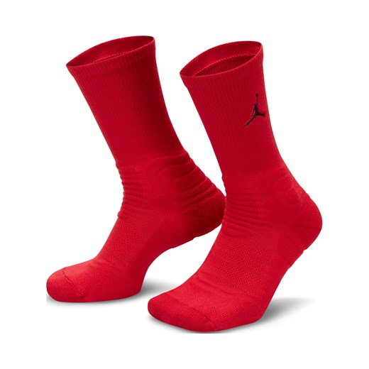 Klasyczne skarpety do koszykówki Jordan Flight - Czerwony ze sklepu Nike poland w kategorii Skarpetki damskie - zdjęcie 169758646