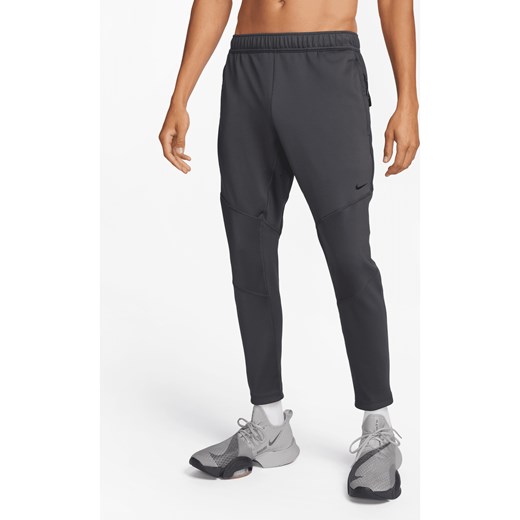 Spodnie męskie szare Nike w sportowym stylu 