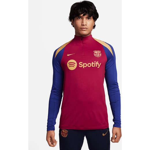 Męska treningowa koszulka piłkarska FC Barcelona Strike Nike Dri-FIT - Czerwony ze sklepu Nike poland w kategorii T-shirty męskie - zdjęcie 169758958