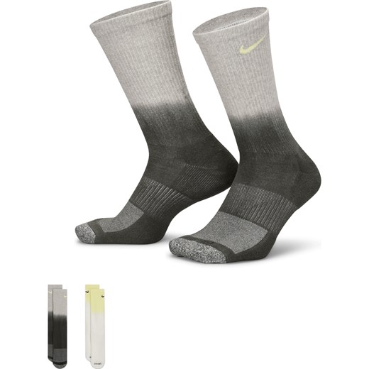 Klasyczne skarpety z amortyzacją Nike Everyday Plus (2 pary) - Wielokolorowe ze sklepu Nike poland w kategorii Skarpetki męskie - zdjęcie 169759355