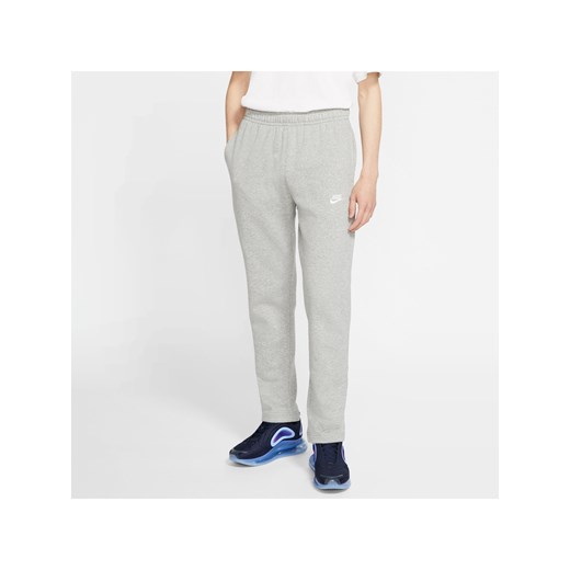 Spodnie męskie Nike Sportswear Club Fleece - Szary ze sklepu Nike poland w kategorii Spodnie męskie - zdjęcie 169759417