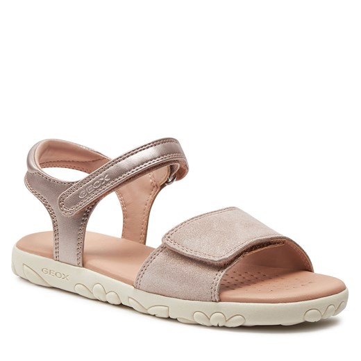 Sandały Geox J Sandal Haiti Girl J028ZA 0MANF C8172 D Lt Rose Geox 34 eobuwie.pl