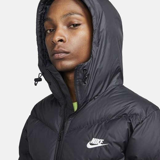 Męska kurtka puchowa z kapturem Storm-FIT Nike Windrunner PrimaLoft® - Czerń Nike XS Nike poland
