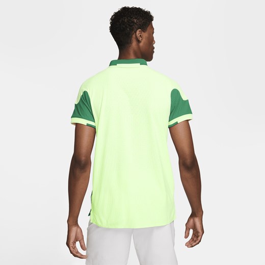 Męska koszulka polo do tenisa Dri-FIT ADV NikeCourt Slam - Zieleń Nike XS Nike poland