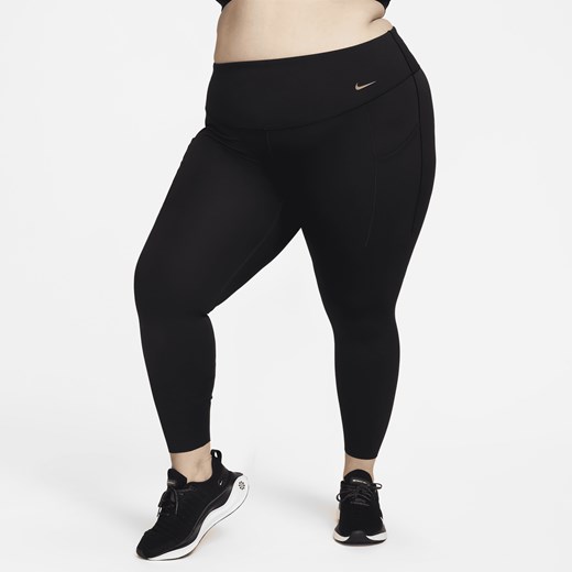 Damskie legginsy 7/8 z wysokim stanem i kieszeniami zapewniające średnie Nike 0X Nike poland