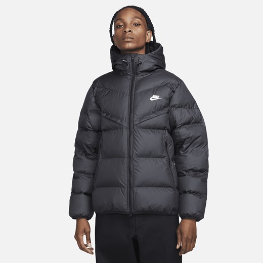 Męska kurtka puchowa z kapturem Storm-FIT Nike Windrunner PrimaLoft® - Czerń Nike 3XL Nike poland