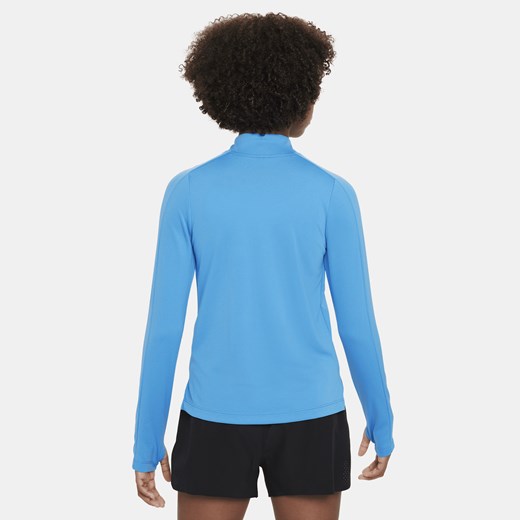 Koszulka do golfa z długim rękawem i zamkiem 1/2 dla dużych dzieci (dziewcząt) Nike XL Nike poland