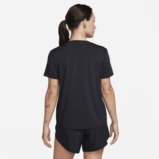 Damska koszulka z krótkim rękawem Dri-FIT Nike One Classic - Czerń Nike L (EU 44-46) Nike poland