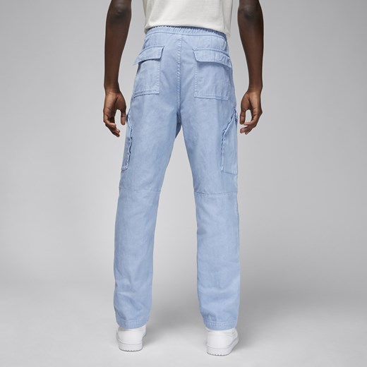 Męskie spodnie Chicago z efektem sprania Jordan Essentials - Niebieski Jordan L Nike poland