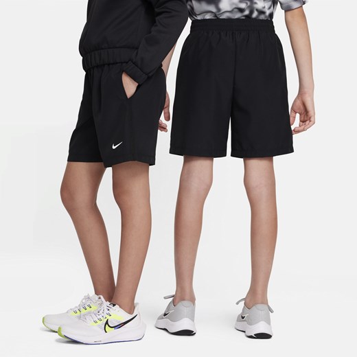 Spodenki treningowe dla dużych dzieci (chłopców) Nike Dri-FIT Multi - Czerń Nike S Nike poland