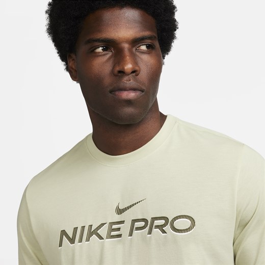 Męski T-shirt do fitnessu Nike Dri-FIT - Zieleń Nike XL Nike poland