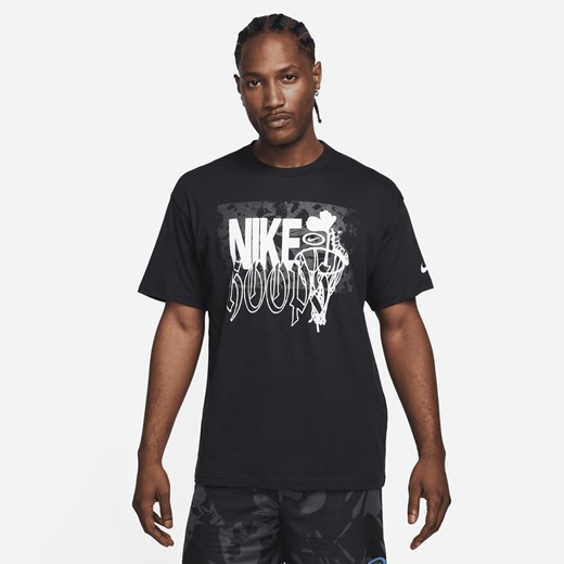 Męski T-shirt do koszykówki Max90 Nike - Czerń Nike S Nike poland