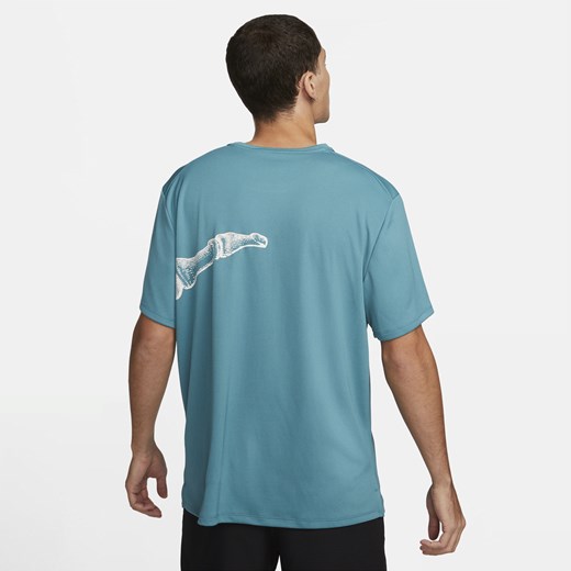 Męska koszulka z krótkim rękawem do biegania z grafiką Nike Dri-FIT UV Run Nike XL Nike poland