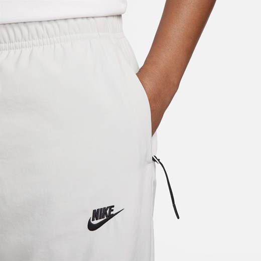 Męskie spodnie z tkaniny na zimę Nike Windrunner - Szary Nike M Nike poland okazja