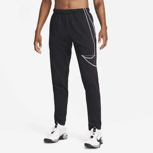 Spodnie męskie Nike czarne dresowe 