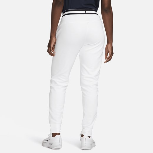 Damskie spodnie z dzianiny dresowej do tenisa NikeCourt Dri-FIT Heritage - Biel Nike S (EU 36-38) Nike poland