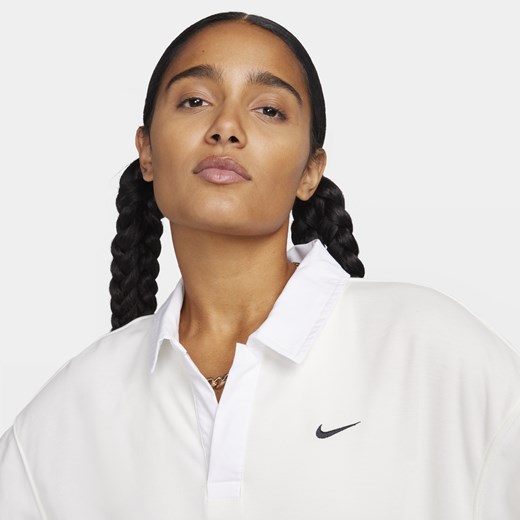 Damska koszulka polo z długim rękawem o kroju oversize Nike Sportswear Essential Nike M (EU 40-42) Nike poland