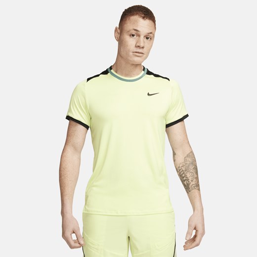 Męska koszulka do tenisa Dri-FIT NikeCourt Advantage - Żółty Nike XL Nike poland