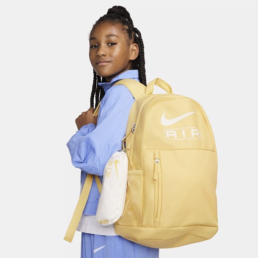 Żółty plecak dla dzieci Nike 