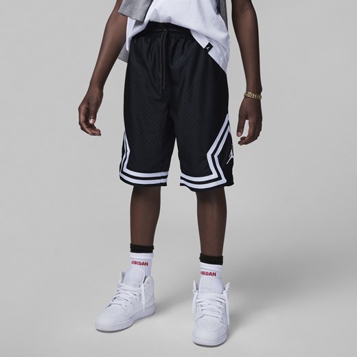 Spodenki z siateczki dla dużych dzieci (chłopców) Jordan Dri-FIT - Czerń Jordan L Nike poland