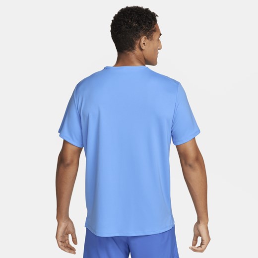 Męska koszulka z krótkim rękawem do biegania Nike Dri-FIT UV Miler - Niebieski Nike L Nike poland
