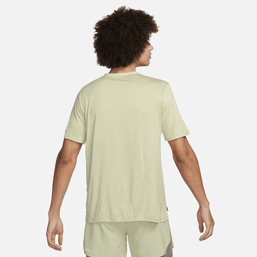 Męska koszulka z krótkim rękawem do biegania Dri-FIT Nike Rise 365 - Zieleń Nike XL wyprzedaż Nike poland