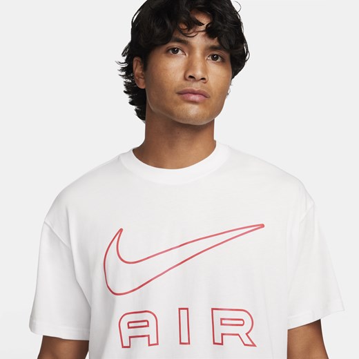 T-shirt męski Nike biały z krótkimi rękawami 