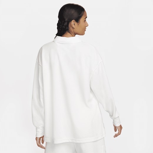 Damska koszulka polo z długim rękawem o kroju oversize Nike Sportswear Essential Nike S (EU 36-38) Nike poland