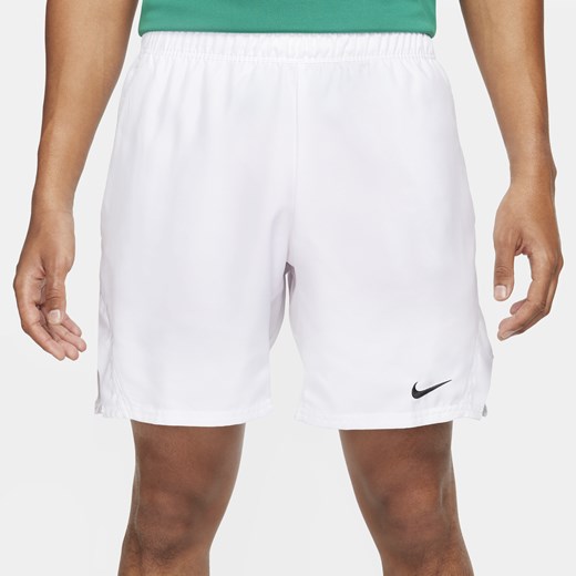 Męskie spodenki tenisowe Dri-FIT NikeCourt Victory 18 cm - Biel Nike XXL Nike poland